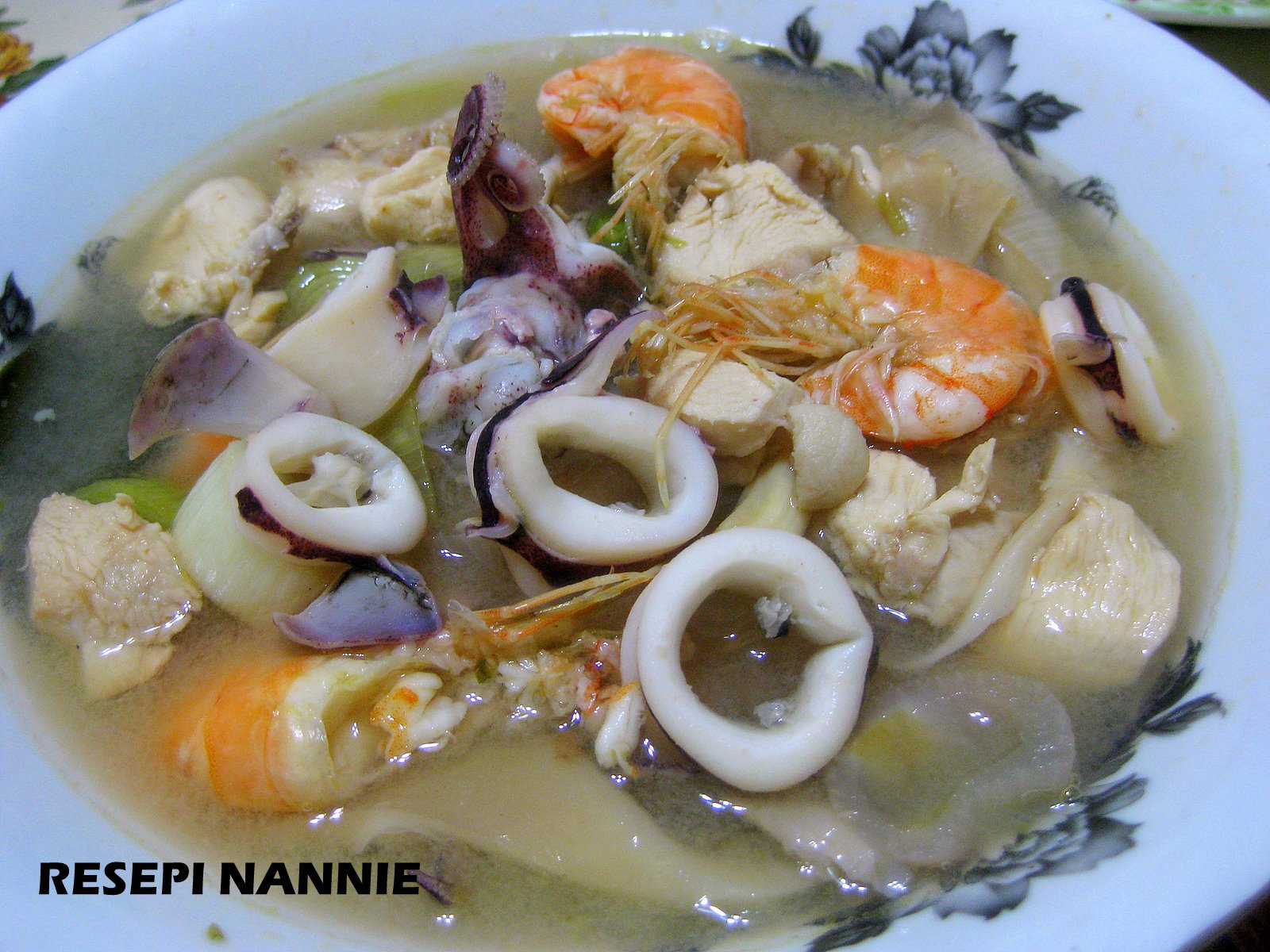 RESEPI NANNIE: TOMYAM PUTIH