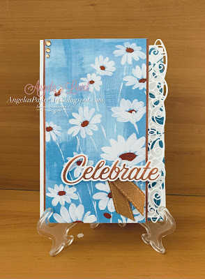 Angela's PaperArts: Stampin' Up! Fresh as a Daisy and Wanted to Say dies birthday card