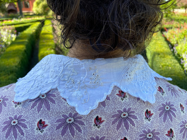 another close-up shot of the collar, this time from the back
