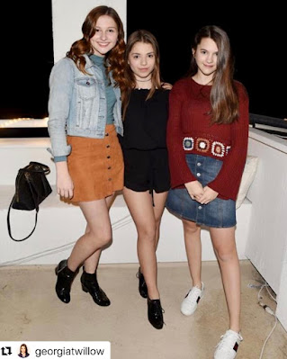 Jane Widdop, Georgia T. Willow & Chloe East at #ysbnowfriendsgiving