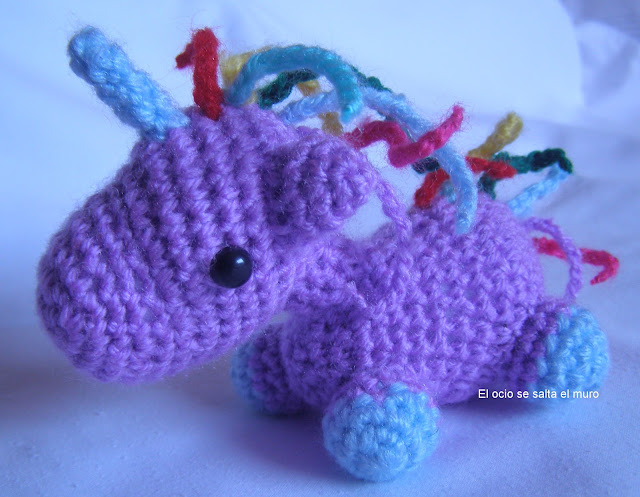 unicornio a crochet