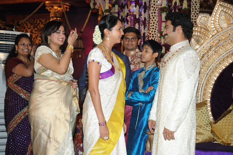 Celebrities  Jr NTR  Pranathi s Marriage hot images