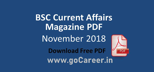 Download BSC Magazine November 2018 PDF