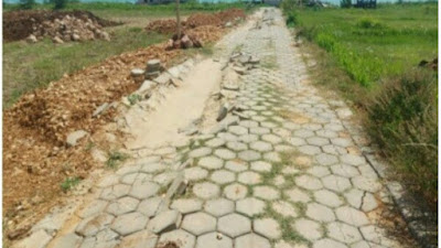 Diduga Gunakan ADD 500 Juta Mangkrak,Pembangunan MCK Desa Bira Timur Sampang