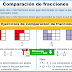 Ejercicios para comparar fracciones