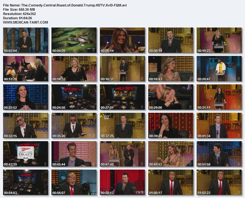 donald trump roast seth macfarlane. donald trump roast seth