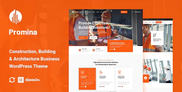 Construction And Building WordPress Theme 