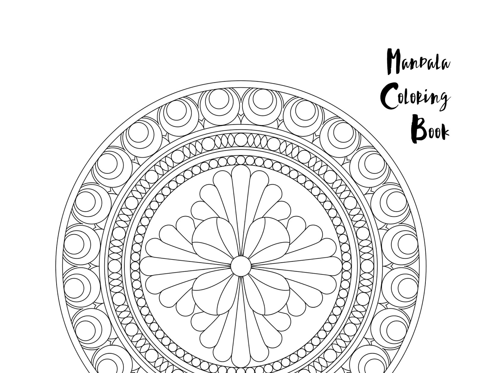 Download 101 Handmade Gift Ideas: 97. Free Printable Mandala Coloring Book