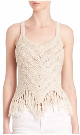 Tassel Trimmed Tank Top