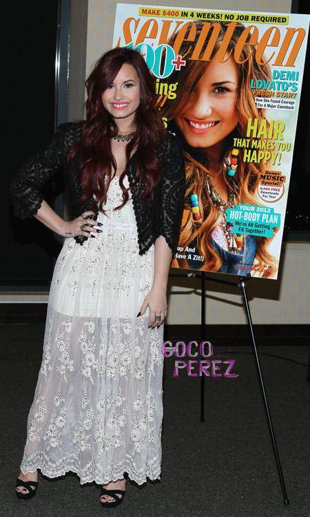 Demi Lovato Seventeen cover