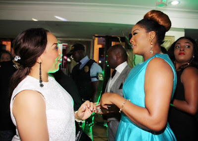 Omotola stuns at the premiere of James bond's spectre in Lagos