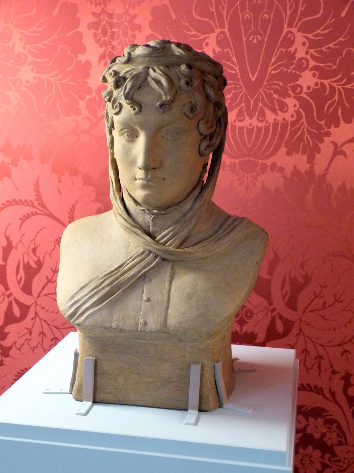 Portrait bust of Princess Caroline  of Wales by Anne Damer (1814)