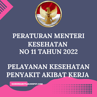 Permenkes No 11 Tahun 2022 Tentang Pelayanan Kesehatan Penyakit Akibat Kerja