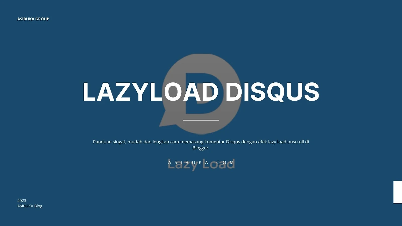 Cara Memasang Komentar Disqus dengan Lazy Load di Blogger [Load on Scroll]
