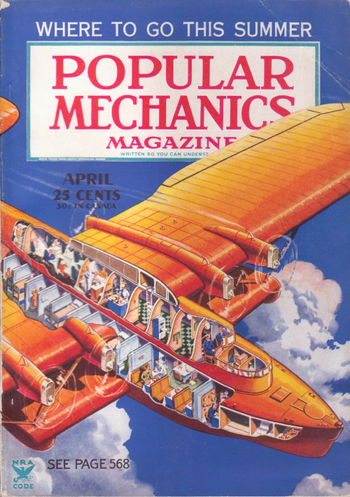 wing-sauce: antique cutaway - popular mechanics