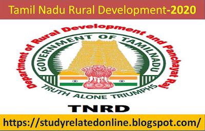 Tamilnadu Rural development recruitment civil engineers Overseer Junior DraughtingOfficer Last date 07.01.2021