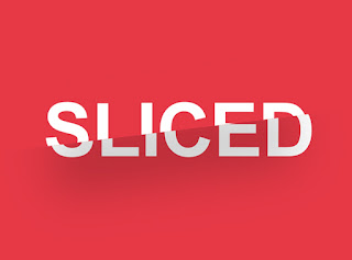 CSS Sliced text effect