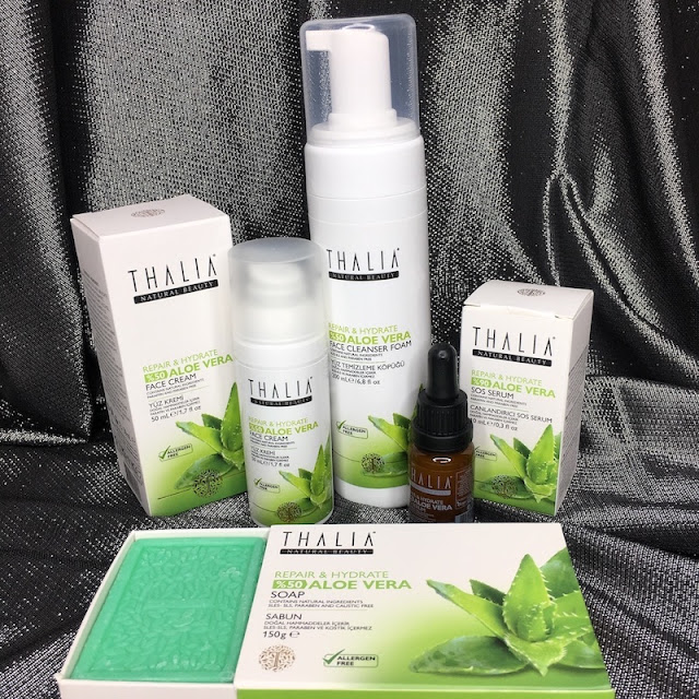 Thalia Natural Aloe Vera Serisi yüz ürünleri köpük krem sos serum sabun