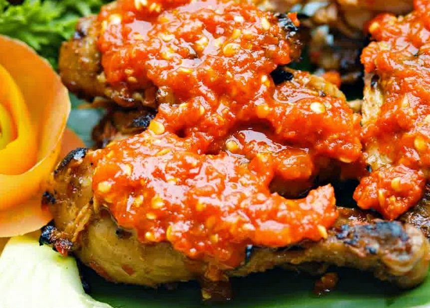 Ayam Bakar Rica-rica Pedas