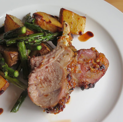 Apricot & Mustard Glazed Rack of Lamb