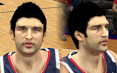 NBA 2K13 Zaza Pachulia Cyberface Patch