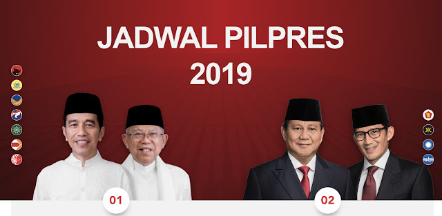 Jadwal Lengkap Debat, Masa Tenang, Pemilihan Presiden, dan Sumpah Jabatan Presiden 2019