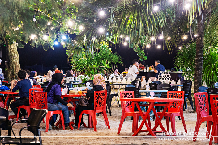 Pantai Cenang Beach Dinner Langkawi