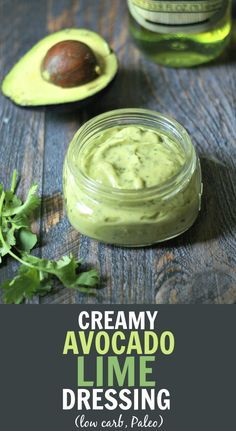 Avocado Lime Dressing