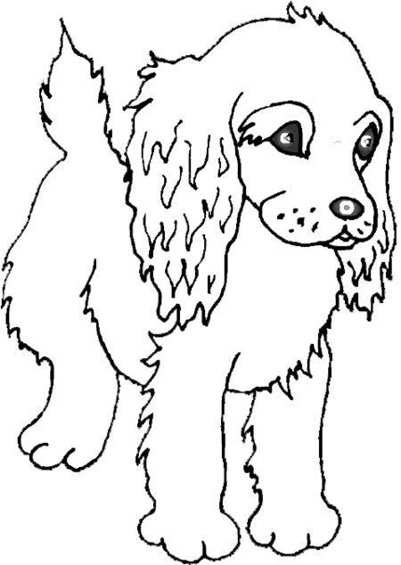 10 Funny Puppies Coloring Pages for Kids title=