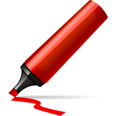 marker pen red