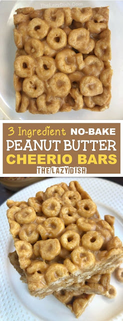 Healthy Peanut Butter Cheerio Bars