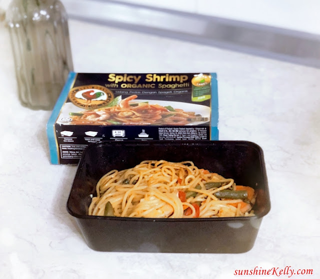 Easy Tasty Healthy, Ayam Brand, Healthy, Ready to Eat Frozen Meals, organic pasta, spicy shrimp, green curry, Saba tomato, food