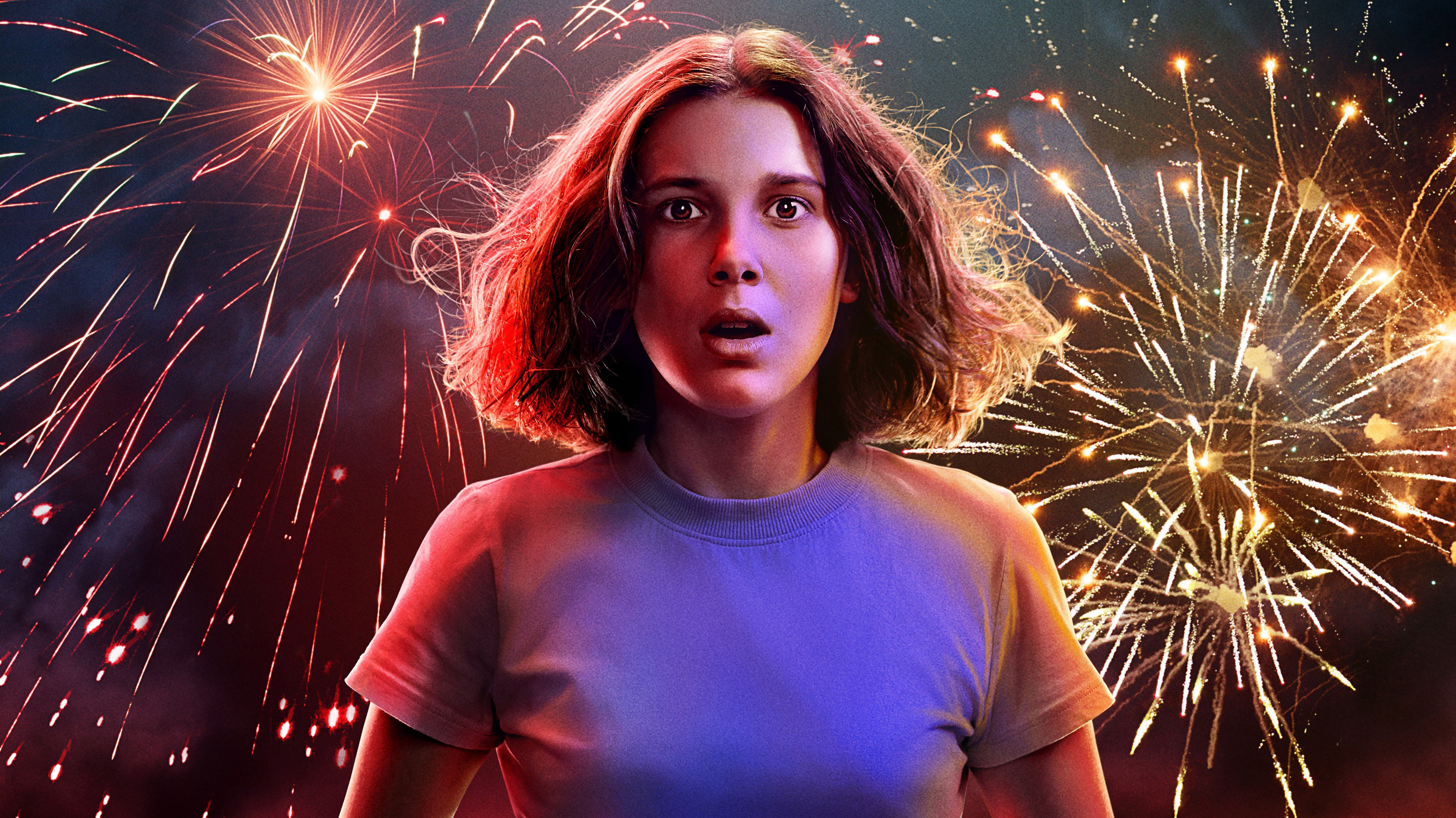 Stranger Things Season 3 Eleven 8k Wallpaper 15