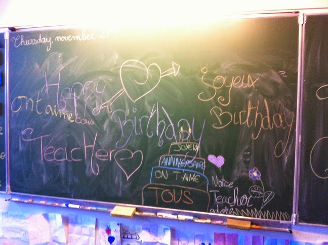 Les Cm1 De La Classe 9 Autour Du Monde Joyeux Anniversaire Maitresse