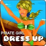 เกมส์ แต่งตัวสาวโจรสลัด Pirate Girl Dress Up Game