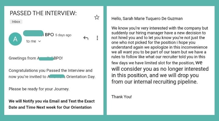 Sarah Marie de Guzman was frustrated with her BPO application experience