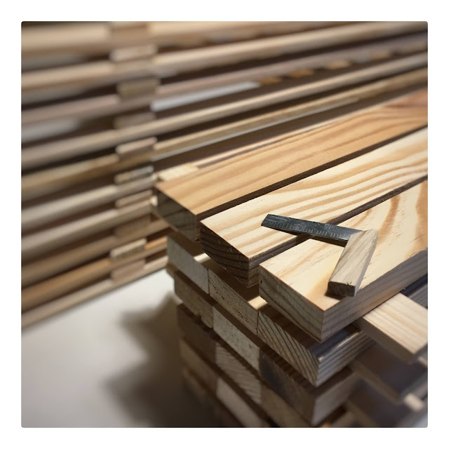 La maison en A - maquette bois au 1/10