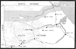 1969 map of the Demilitarized Zone