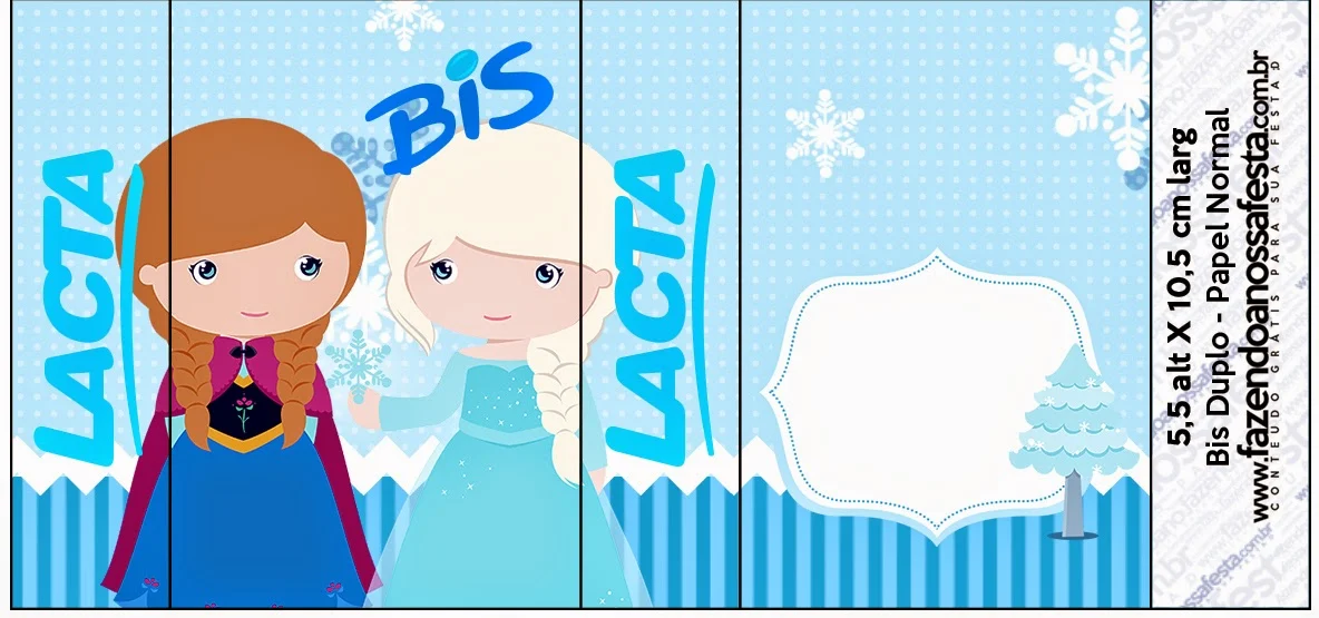 Frozen Baby Blue Christmas Free Printable labels.