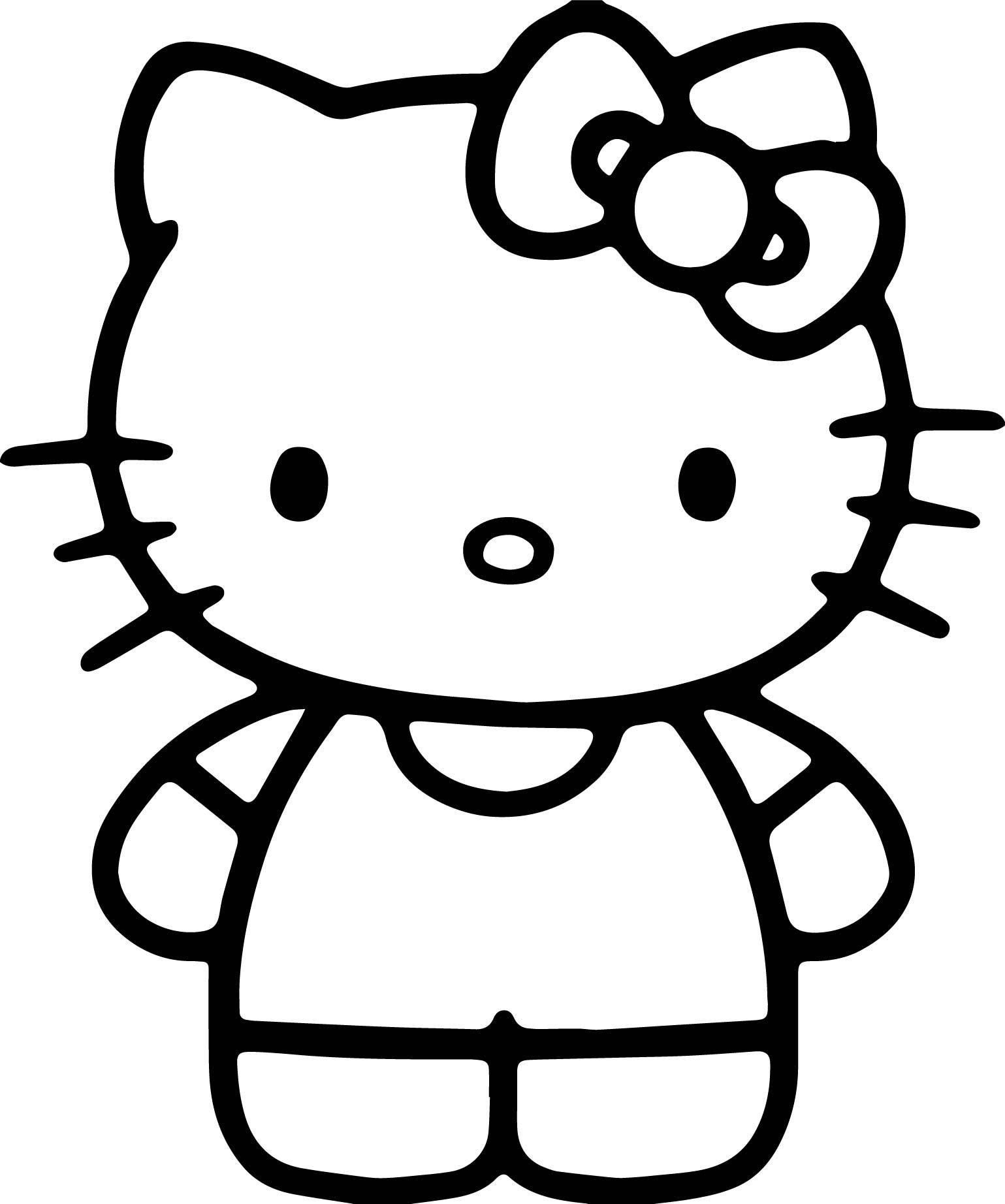 Hello Kitty Coloring Pages Online