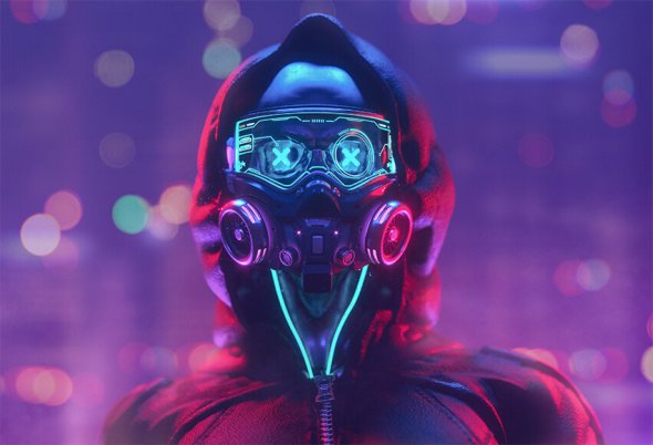 Roman Makarenko artstation ilustrações arte modelos 3d ficção científica cyberpunk sombria