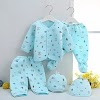 Baby Boys & Baby Girls Casual Vest Pyjama  (Blue)