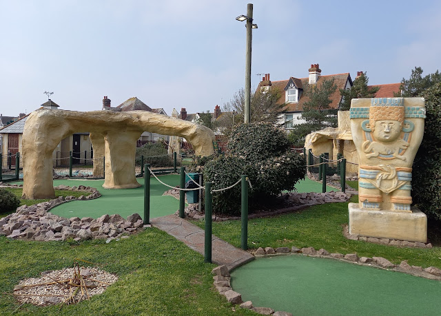 Adventure Golf course on Sea Road in Felixstowe