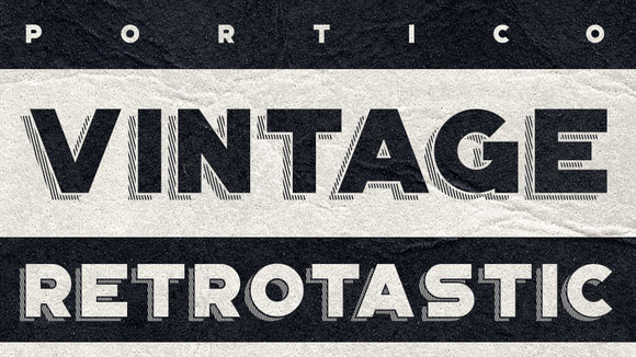 Vintage Font Gratis Terbaik - Portico Free Vintage Font