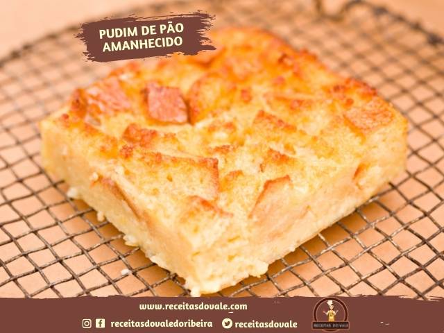 Receita de Pudim de Pão Amanhecido