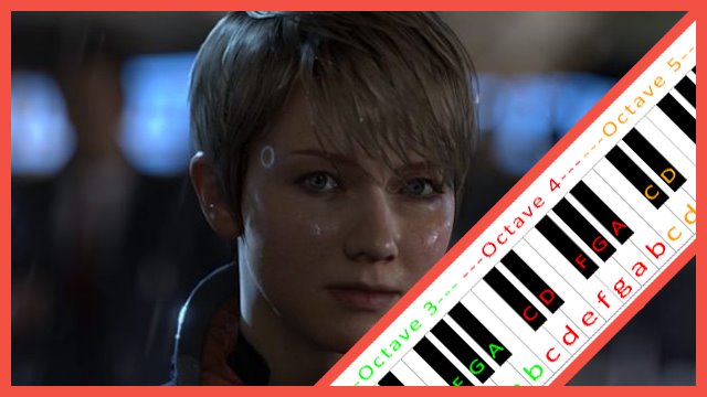 Now (Detroit: Become Human) Piano / Keyboard Easy Letter Notes for Beginners