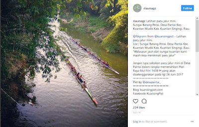 Pacu Jalur Pesta Rakyat Budaya Kuantan Singingi