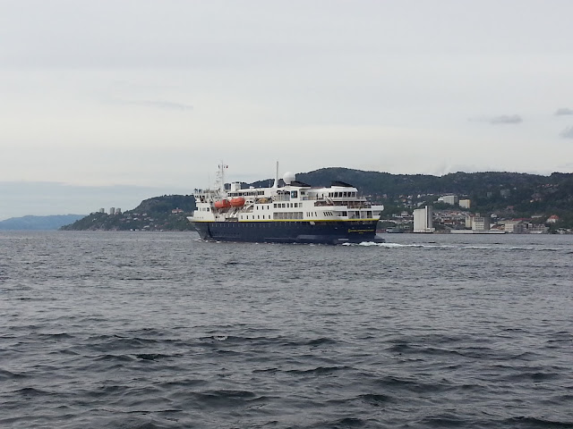 Cruise ship National Geographic Explorer in Bergen, Norway