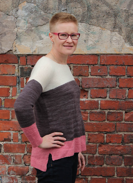 Wigeon pullover in Malabrigo lace