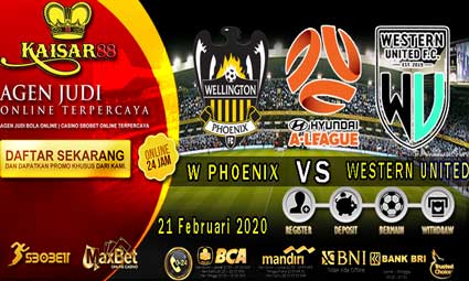 PREDIKSI BOLA TERPERCAYA WELLINGTON PHOENIX VS WESTERN UNITED 21 FEBRUARI 2020